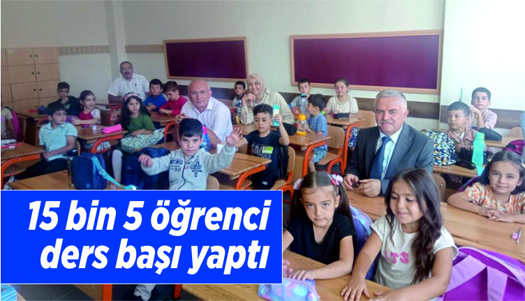 15 bin 5 öğrenci ders başı yaptı