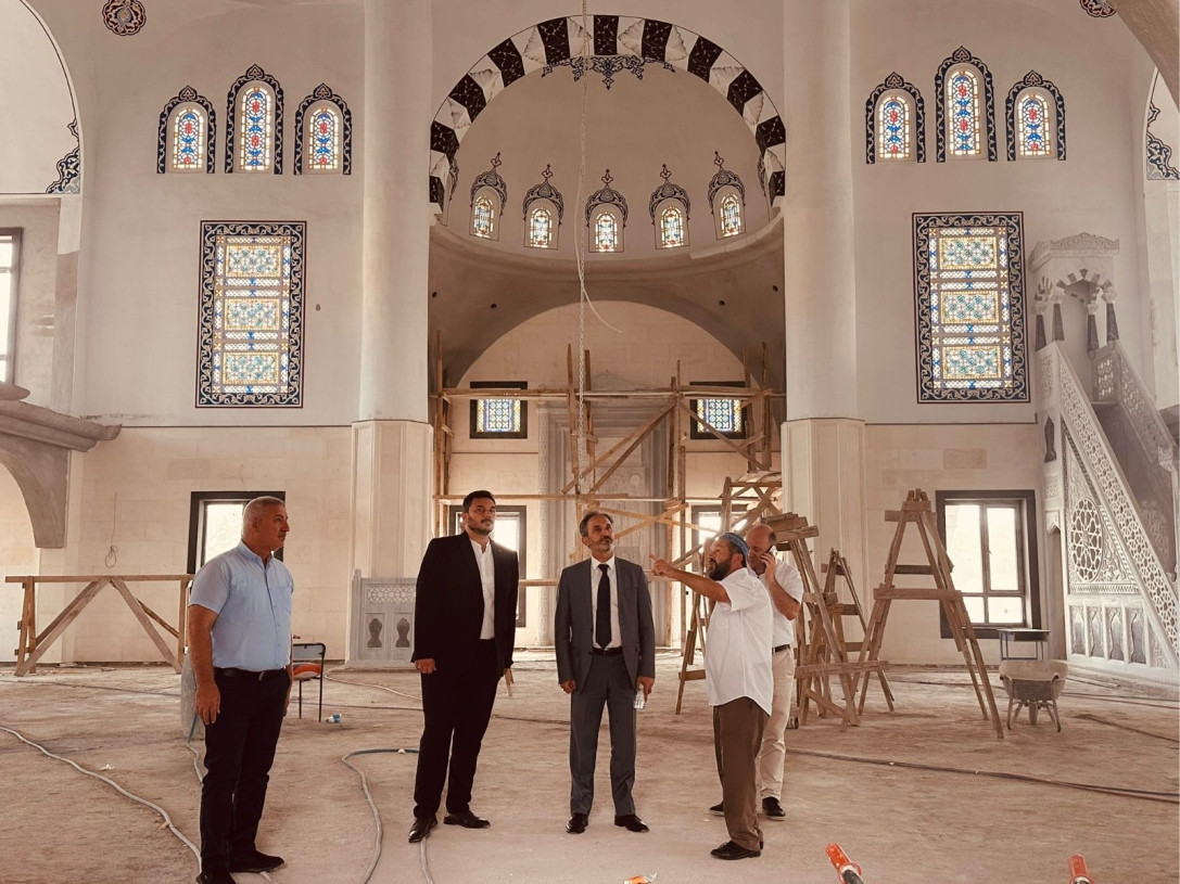  Kınalı Hasan Camii’nde çalışmalar sürüyor