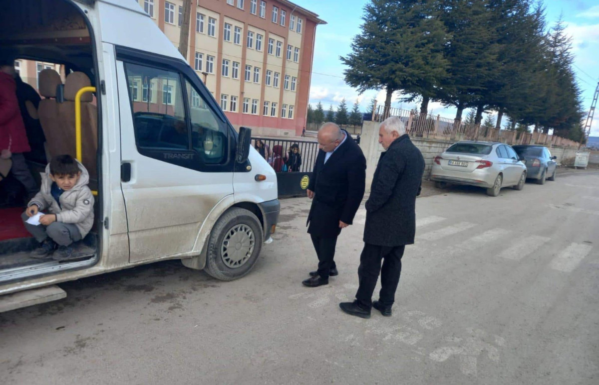 Sorgun'da öğrenci servisleri denetlendi